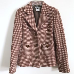 Vintage Woven Wool Blazer